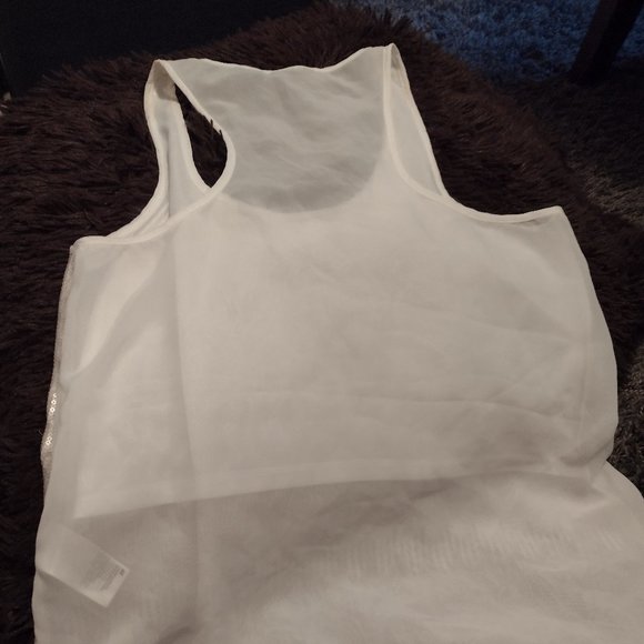H&M Sheer and Sequin Tank - Picture 2 of 2